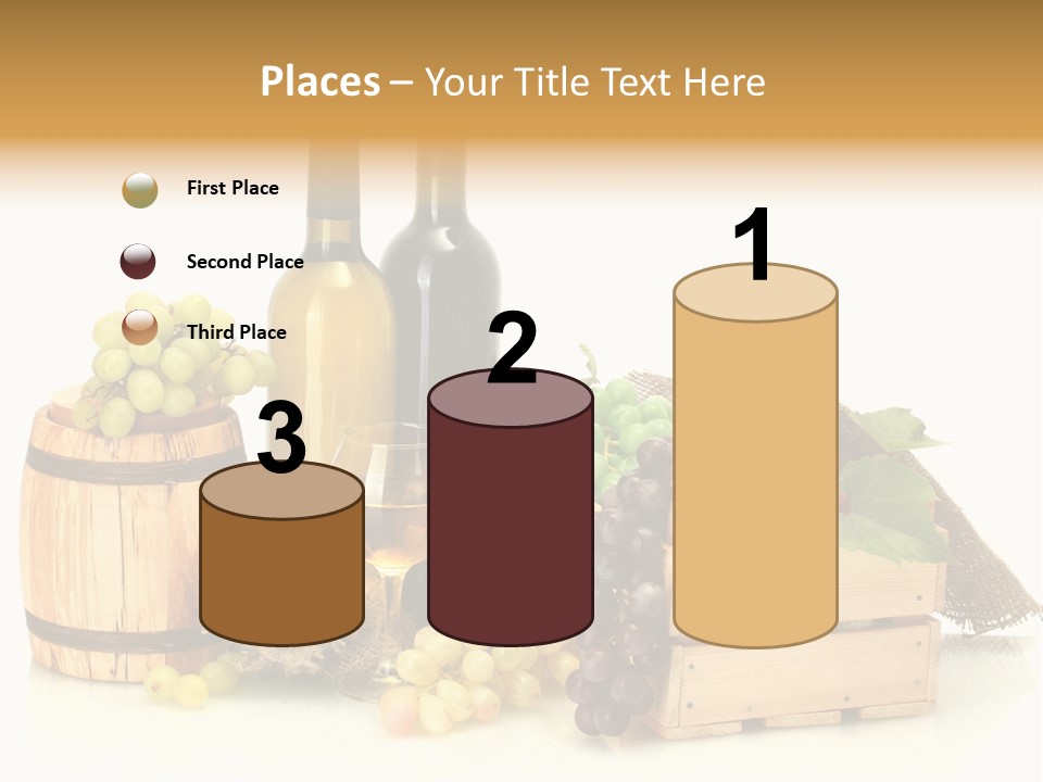 Pink Branch Harvest PowerPoint Template