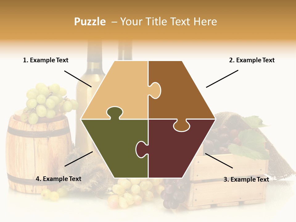 Pink Branch Harvest PowerPoint Template