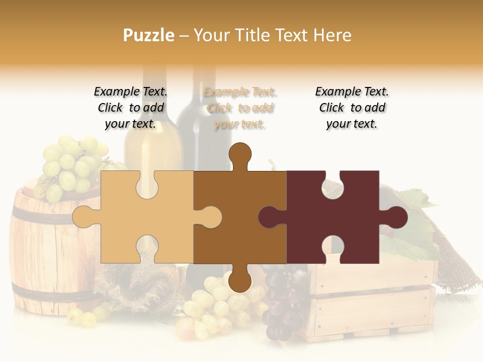 Pink Branch Harvest PowerPoint Template