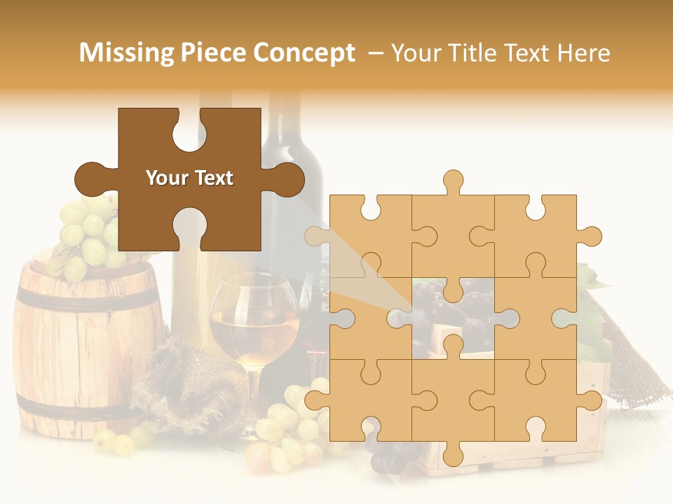 Pink Branch Harvest PowerPoint Template