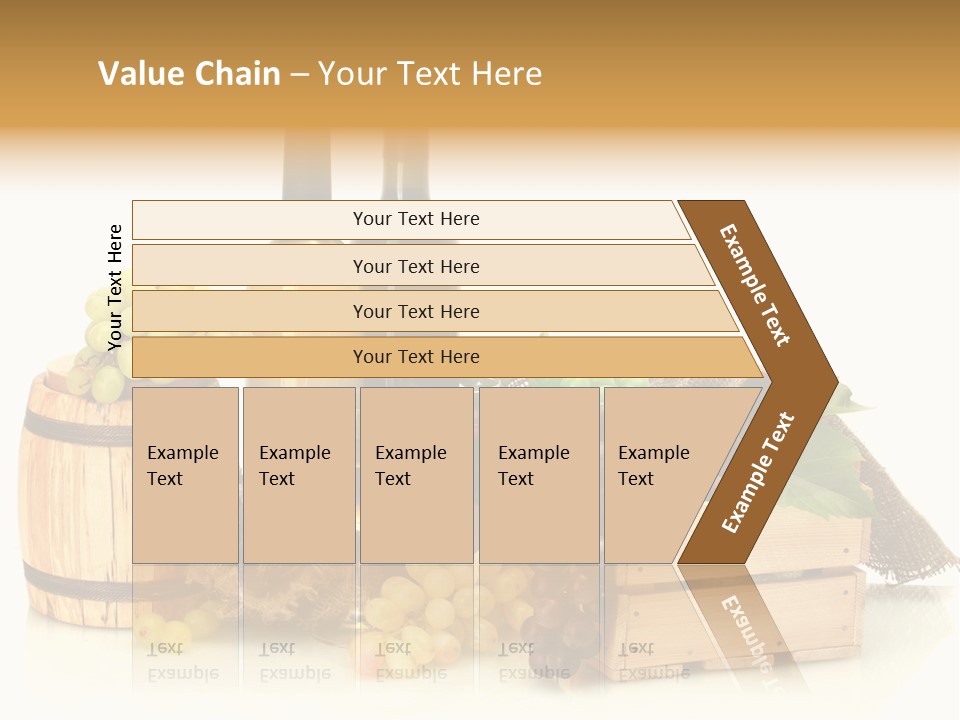 Pink Branch Harvest PowerPoint Template