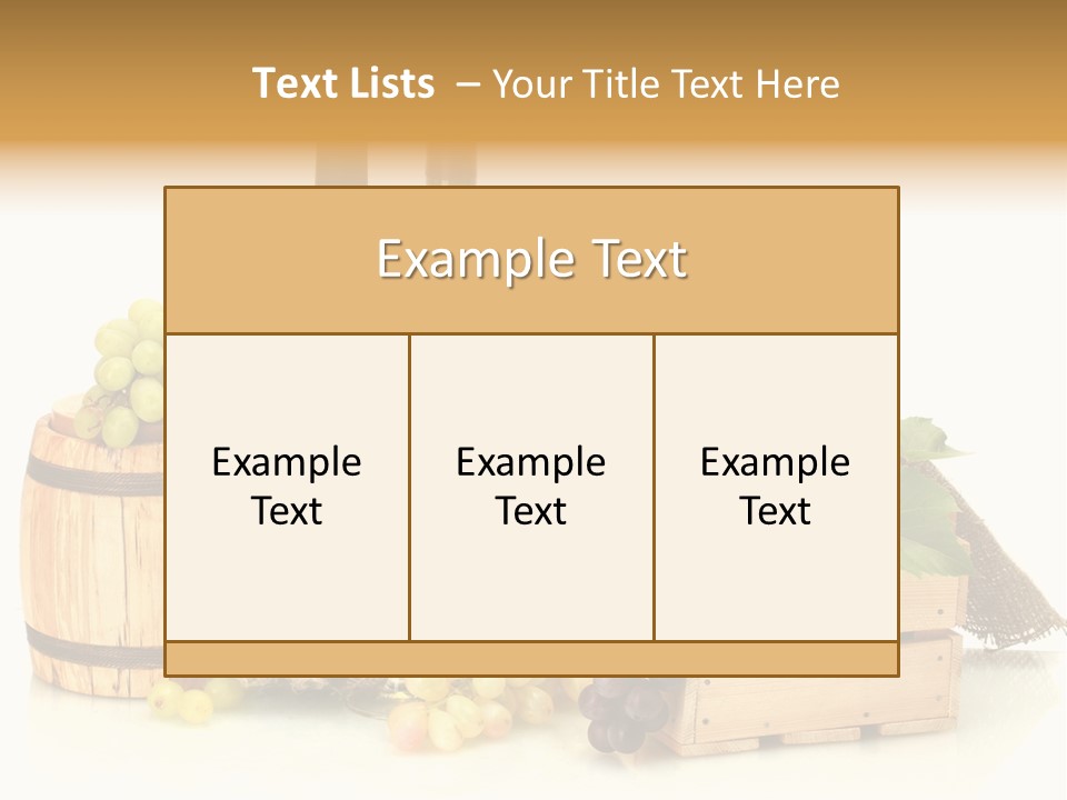 Pink Branch Harvest PowerPoint Template