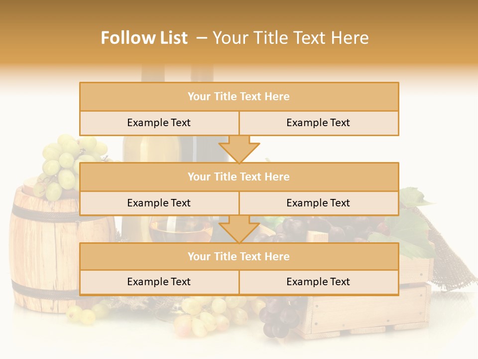 Pink Branch Harvest PowerPoint Template