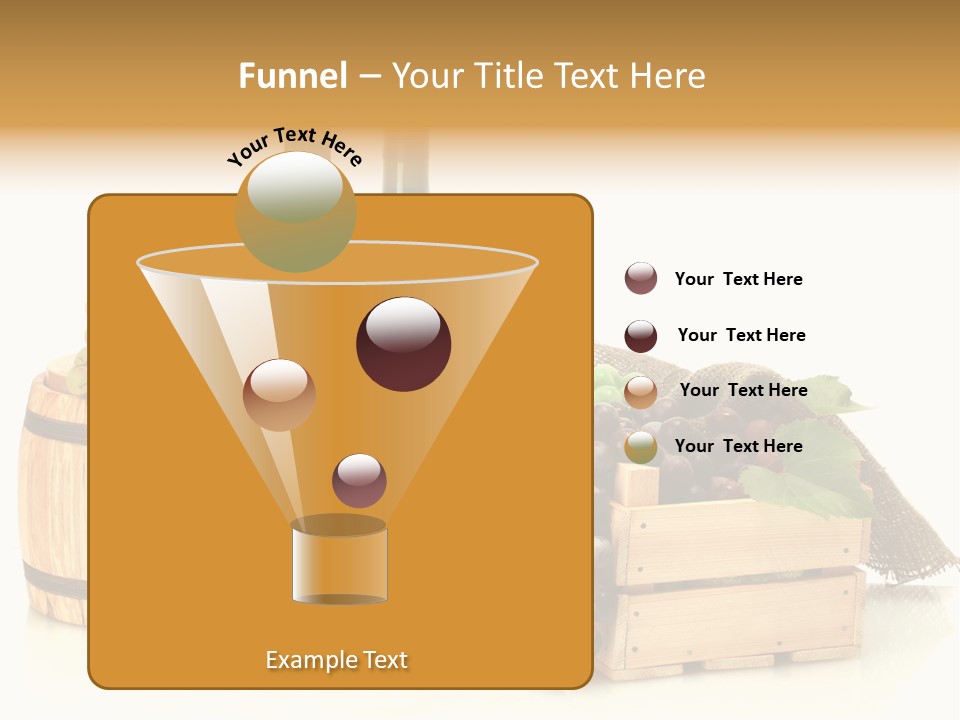 Pink Branch Harvest PowerPoint Template