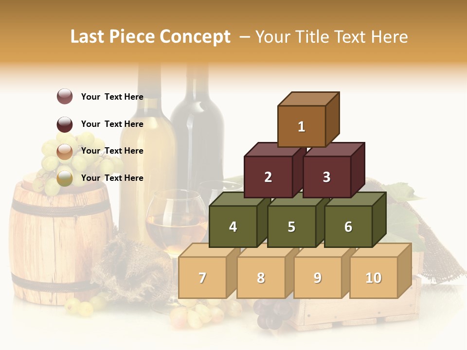 Pink Branch Harvest PowerPoint Template