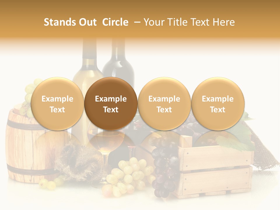 Pink Branch Harvest PowerPoint Template