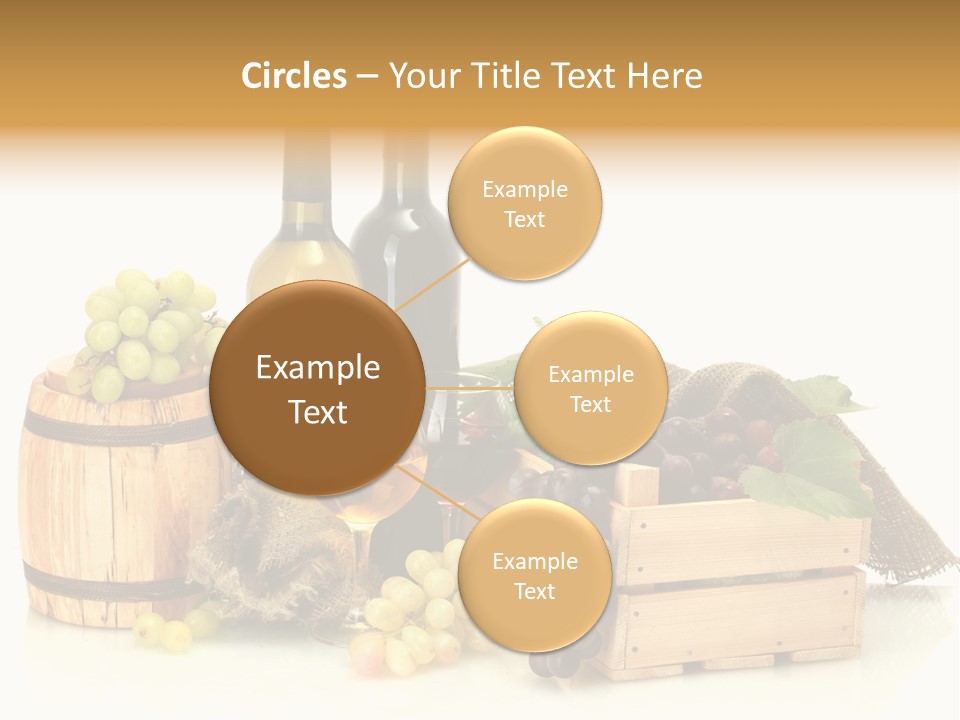 Pink Branch Harvest PowerPoint Template