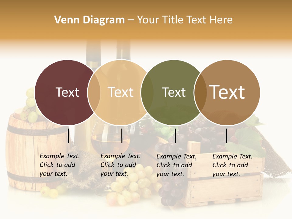 Pink Branch Harvest PowerPoint Template