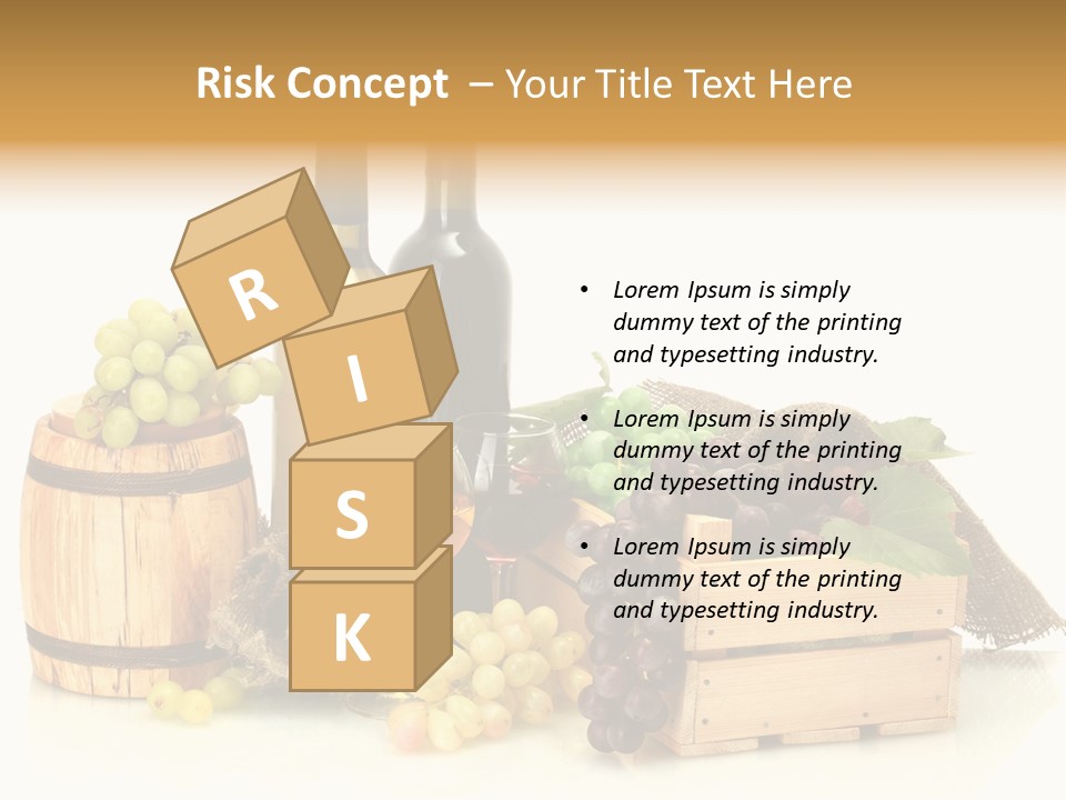 Pink Branch Harvest PowerPoint Template