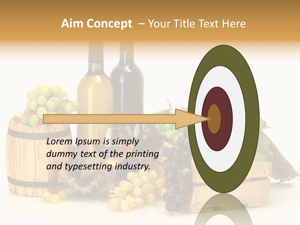 Pink Branch Harvest PowerPoint Template