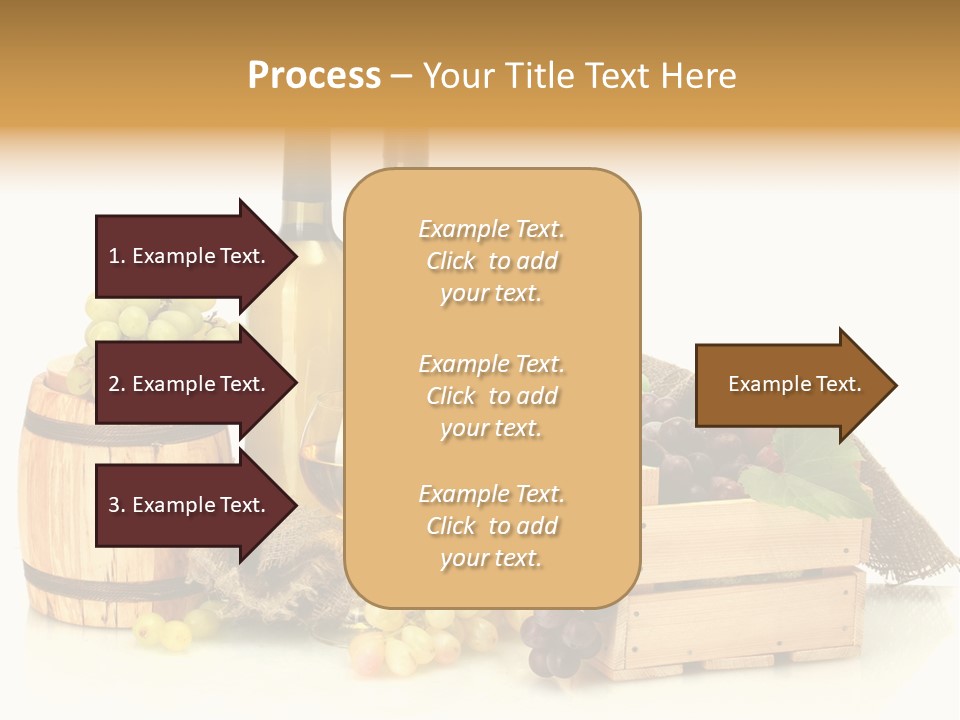 Pink Branch Harvest PowerPoint Template