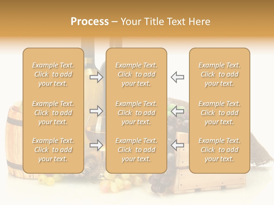 Pink Branch Harvest PowerPoint Template