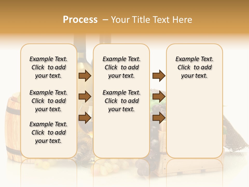 Pink Branch Harvest PowerPoint Template