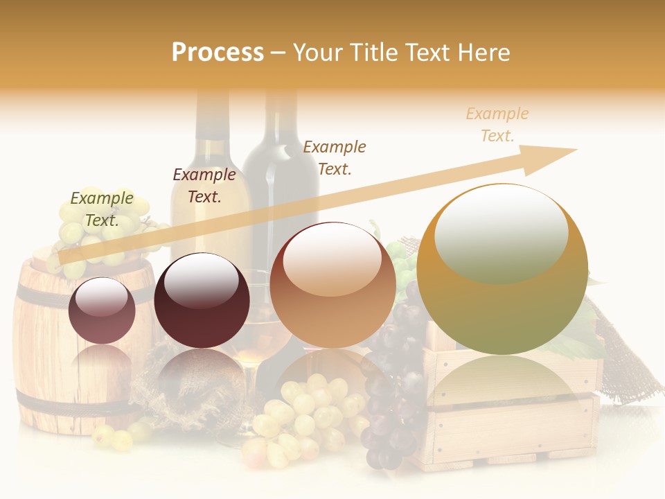 Pink Branch Harvest PowerPoint Template