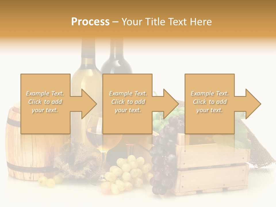 Pink Branch Harvest PowerPoint Template