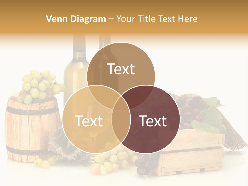 Pink Branch Harvest PowerPoint Template