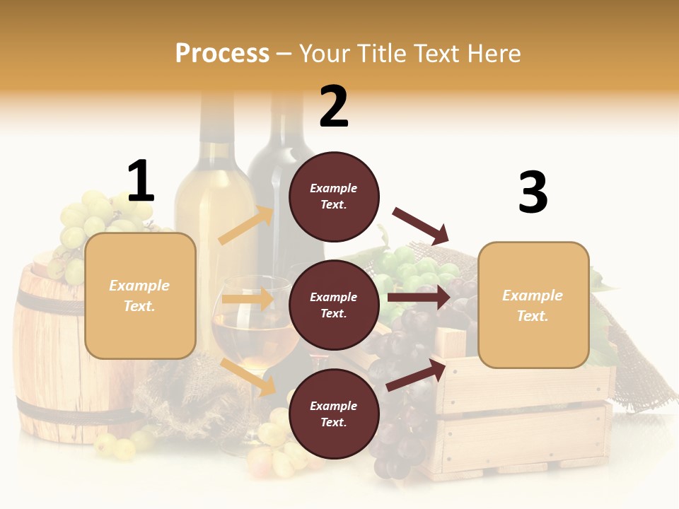 Pink Branch Harvest PowerPoint Template