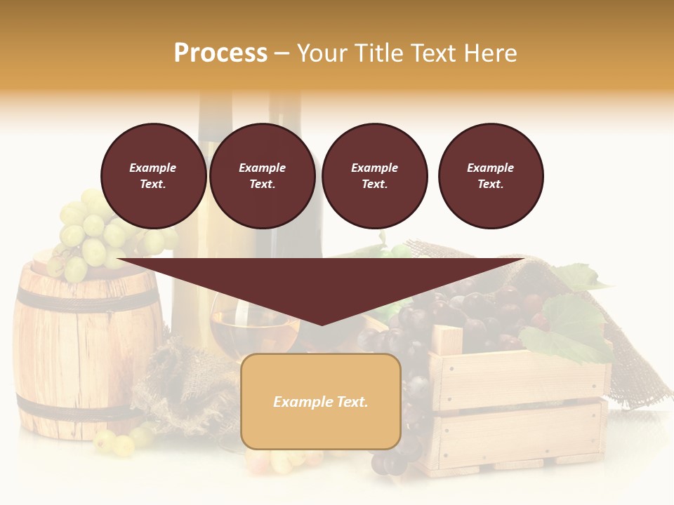 Pink Branch Harvest PowerPoint Template