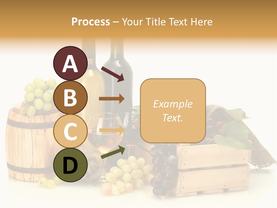 Pink Branch Harvest PowerPoint Template