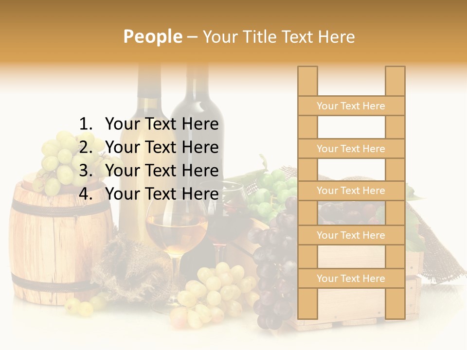 Pink Branch Harvest PowerPoint Template