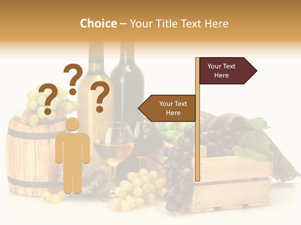 Pink Branch Harvest PowerPoint Template