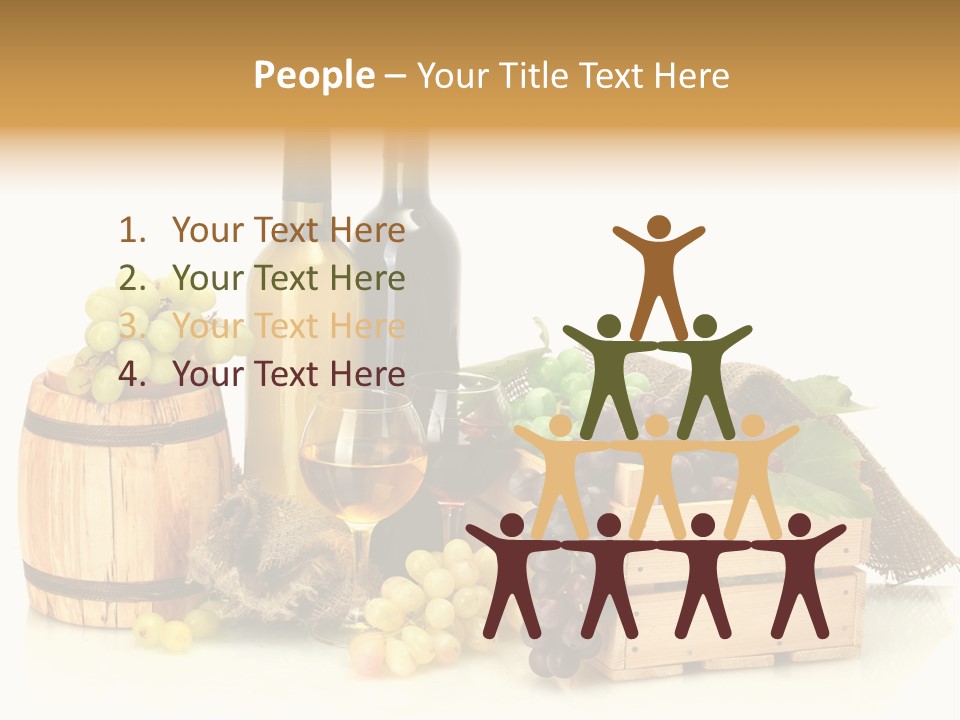 Pink Branch Harvest PowerPoint Template