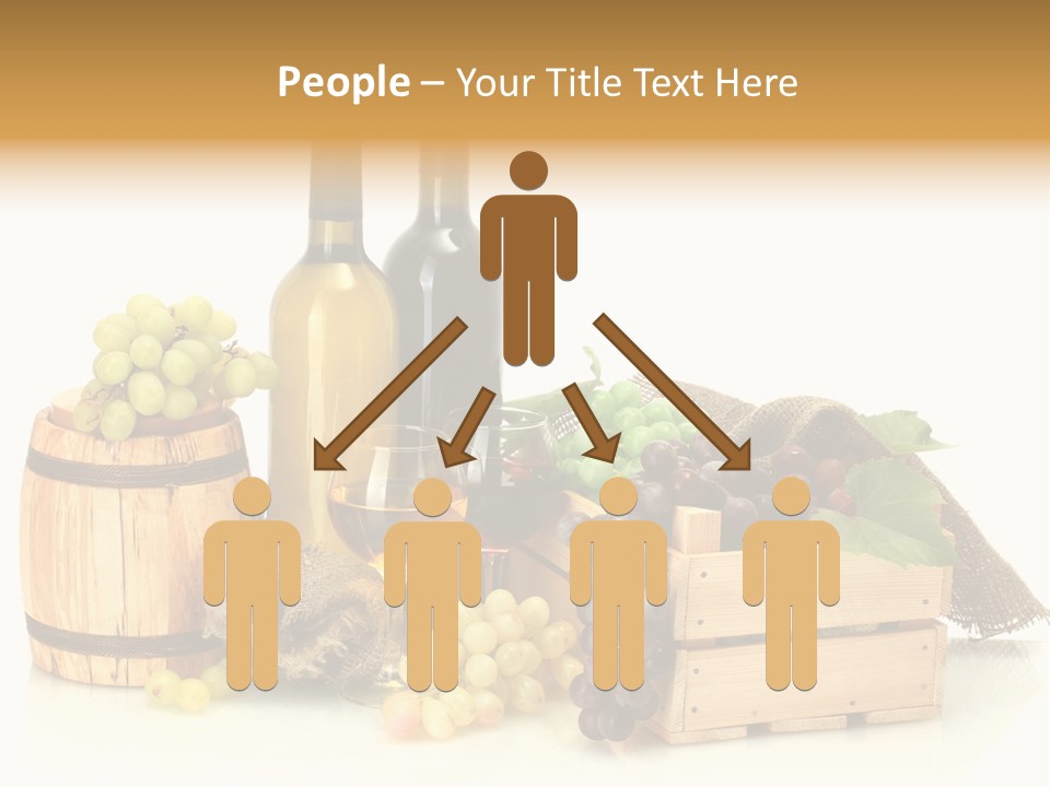 Pink Branch Harvest PowerPoint Template