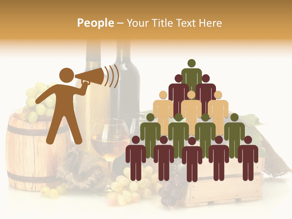 Pink Branch Harvest PowerPoint Template