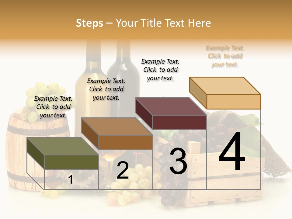 Pink Branch Harvest PowerPoint Template