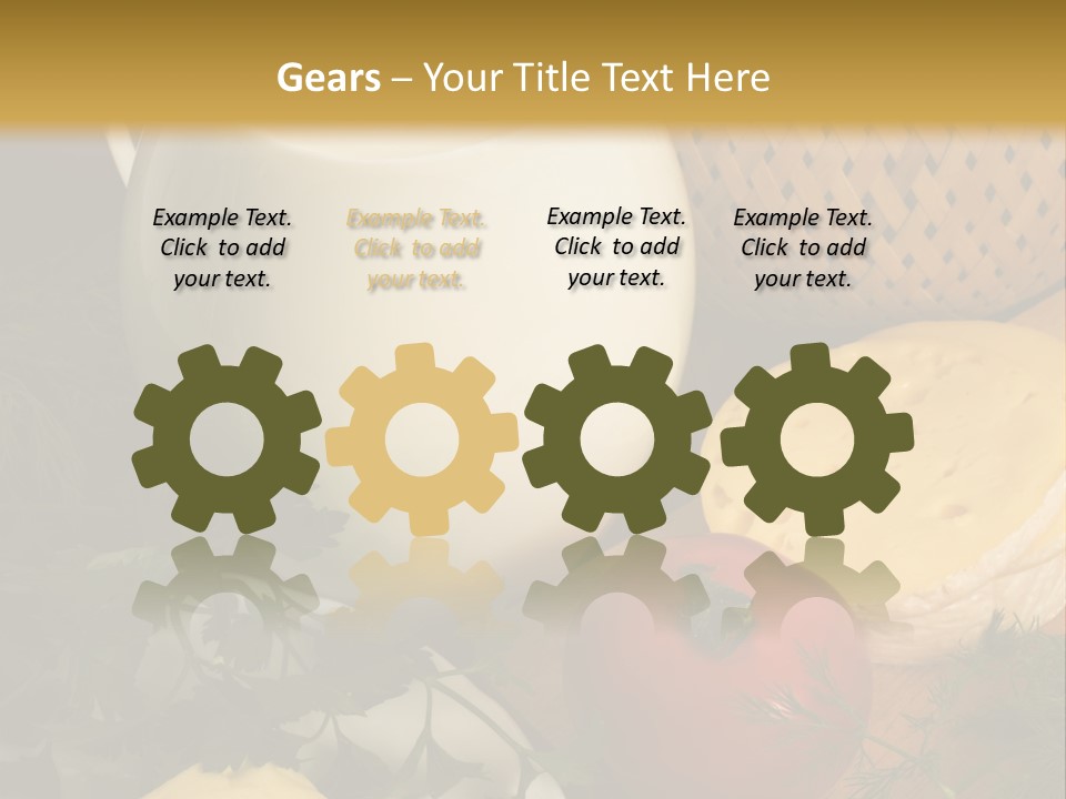 Plate Glass Tomato PowerPoint Template