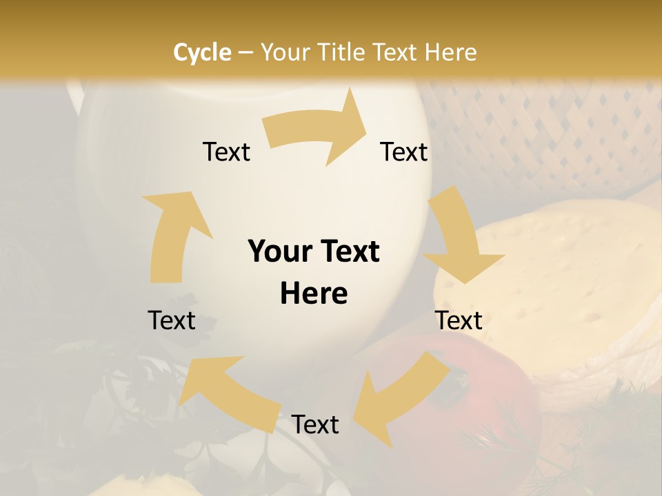 Plate Glass Tomato PowerPoint Template