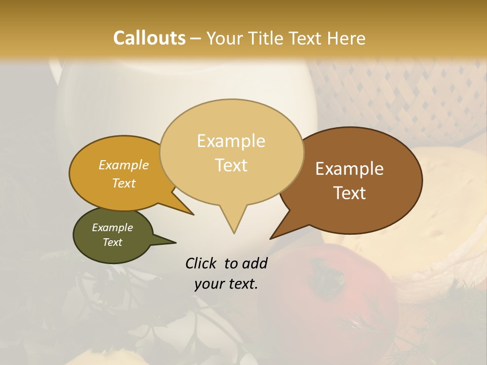 Plate Glass Tomato PowerPoint Template