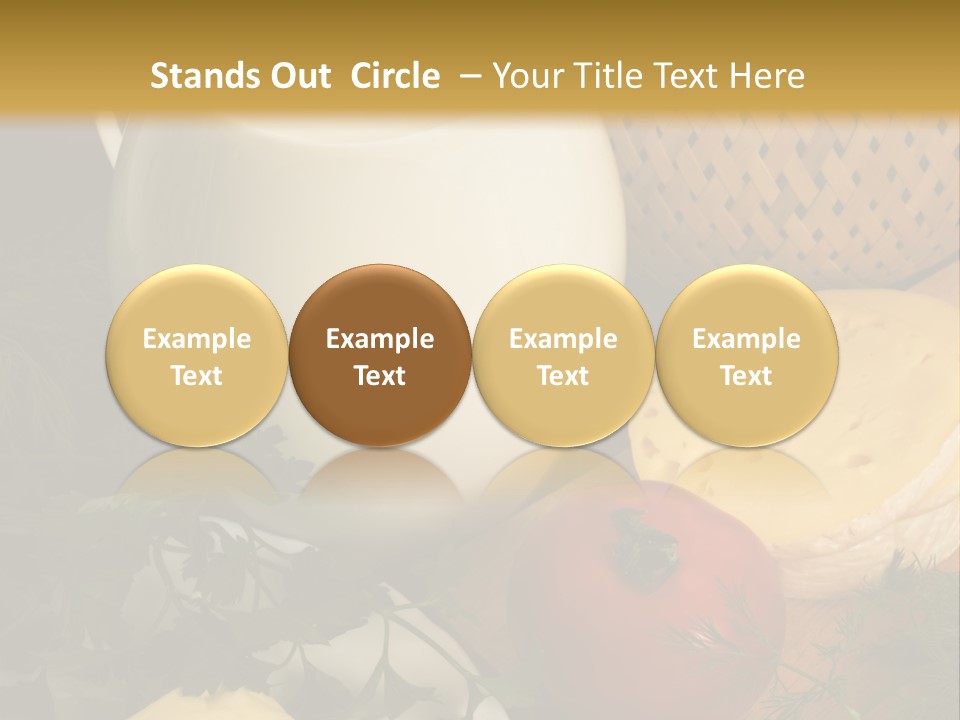 Plate Glass Tomato PowerPoint Template