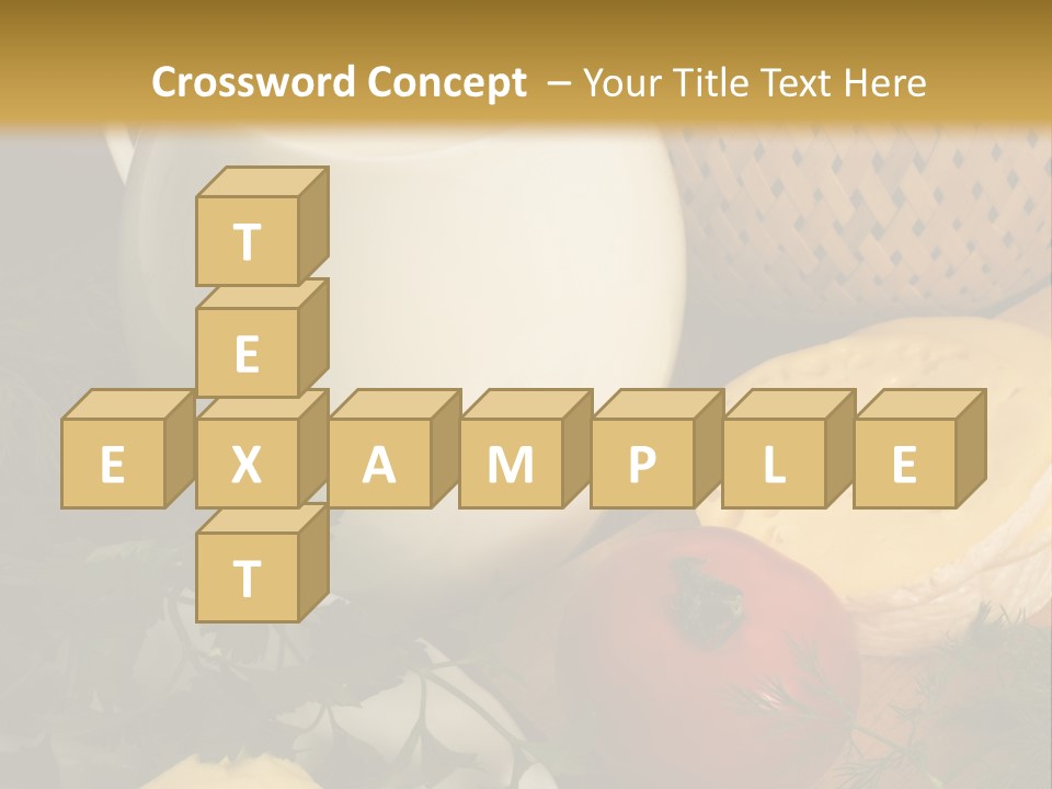 Plate Glass Tomato PowerPoint Template