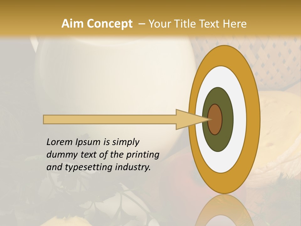 Plate Glass Tomato PowerPoint Template