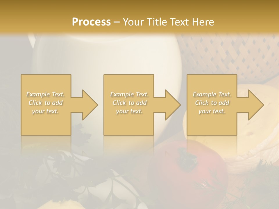 Plate Glass Tomato PowerPoint Template