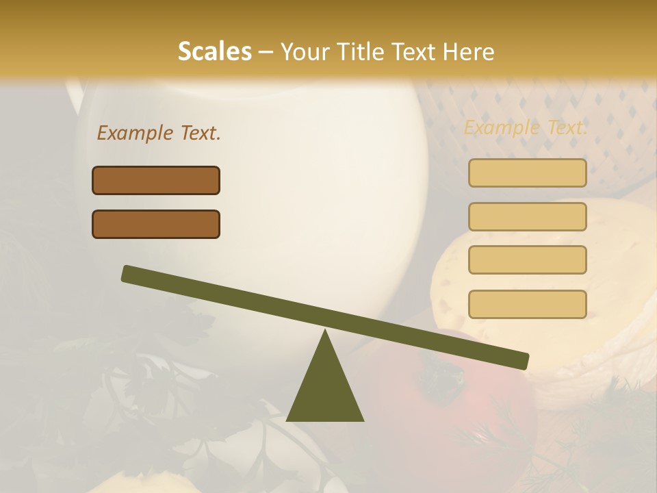 Plate Glass Tomato PowerPoint Template