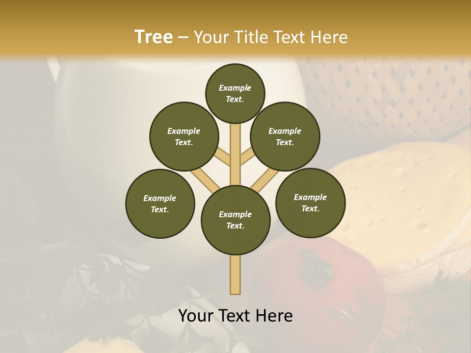 Plate Glass Tomato PowerPoint Template