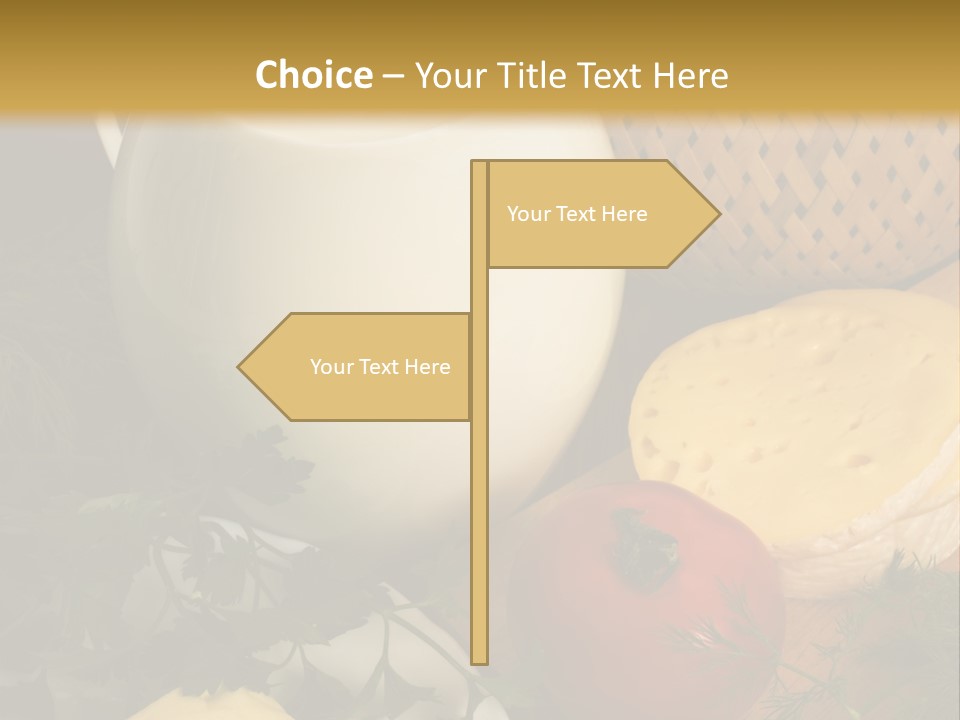 Plate Glass Tomato PowerPoint Template