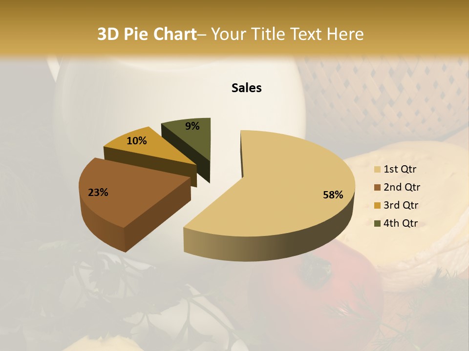 Plate Glass Tomato PowerPoint Template
