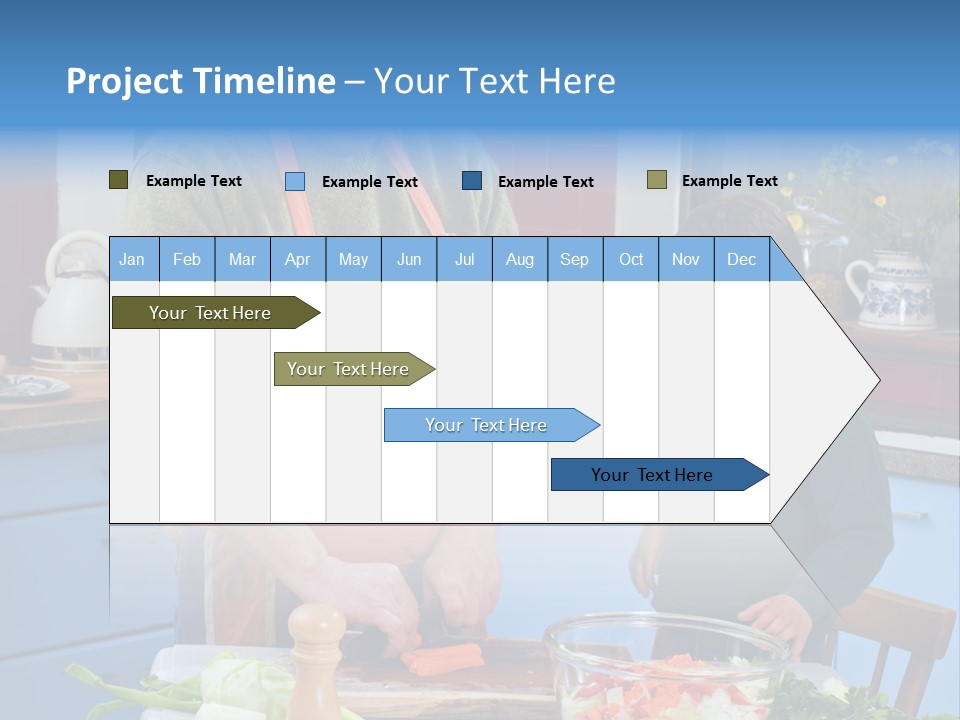 Father Casual Holding PowerPoint Template