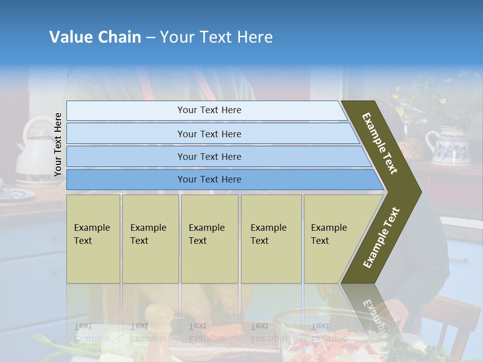 Father Casual Holding PowerPoint Template