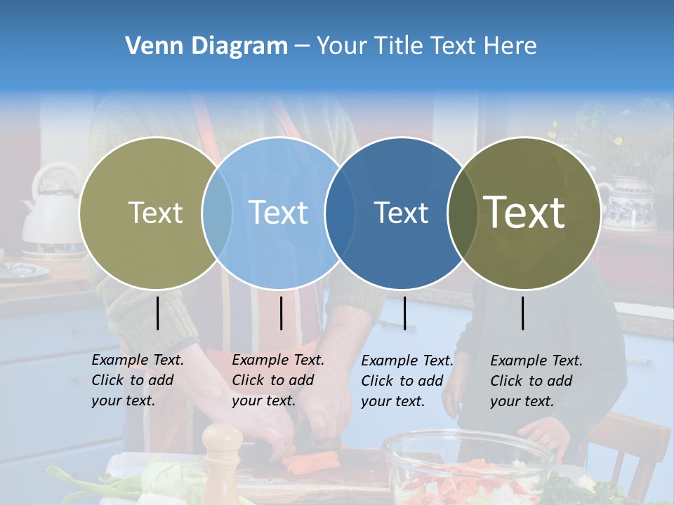 Father Casual Holding PowerPoint Template