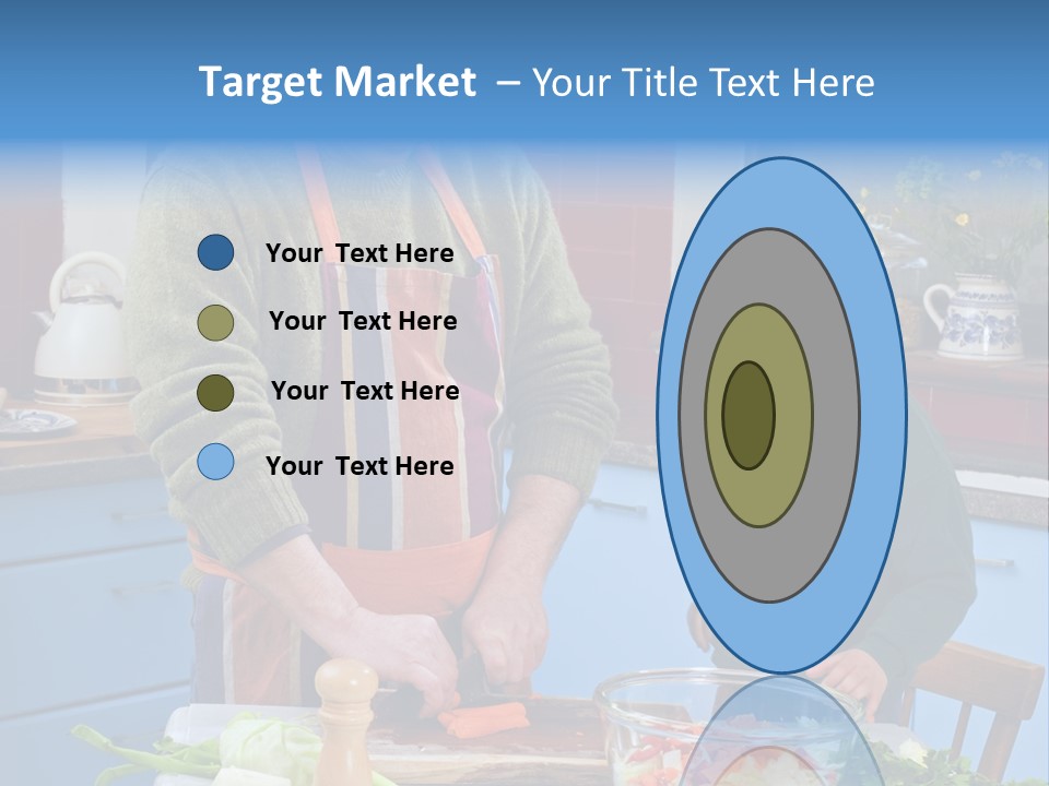 Father Casual Holding PowerPoint Template