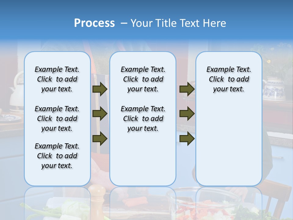 Father Casual Holding PowerPoint Template