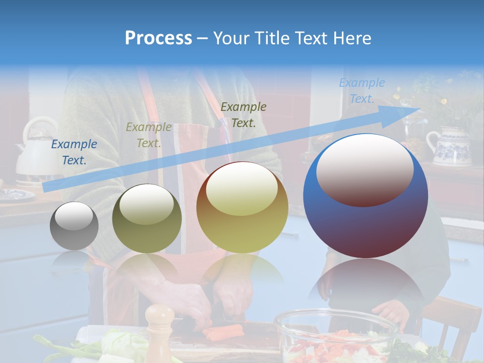 Father Casual Holding PowerPoint Template