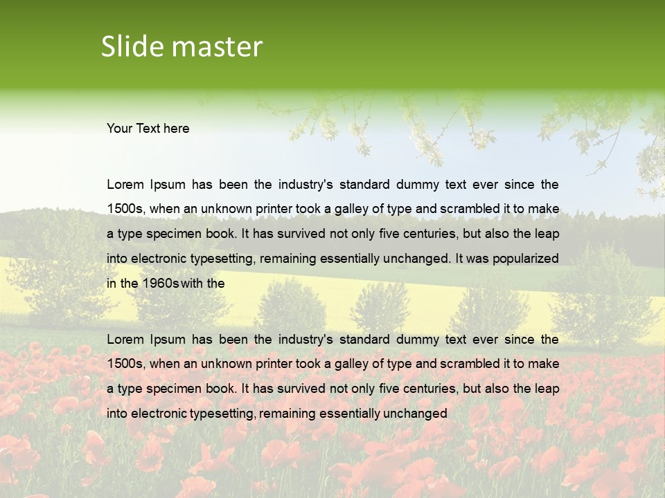 Harvesting Environmental Fuel PowerPoint Template