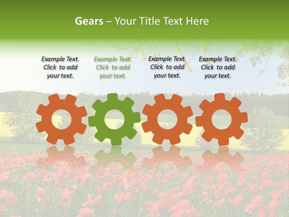 Harvesting Environmental Fuel PowerPoint Template