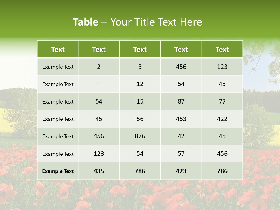 Harvesting Environmental Fuel PowerPoint Template