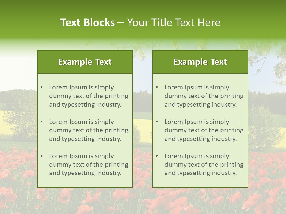 Harvesting Environmental Fuel PowerPoint Template